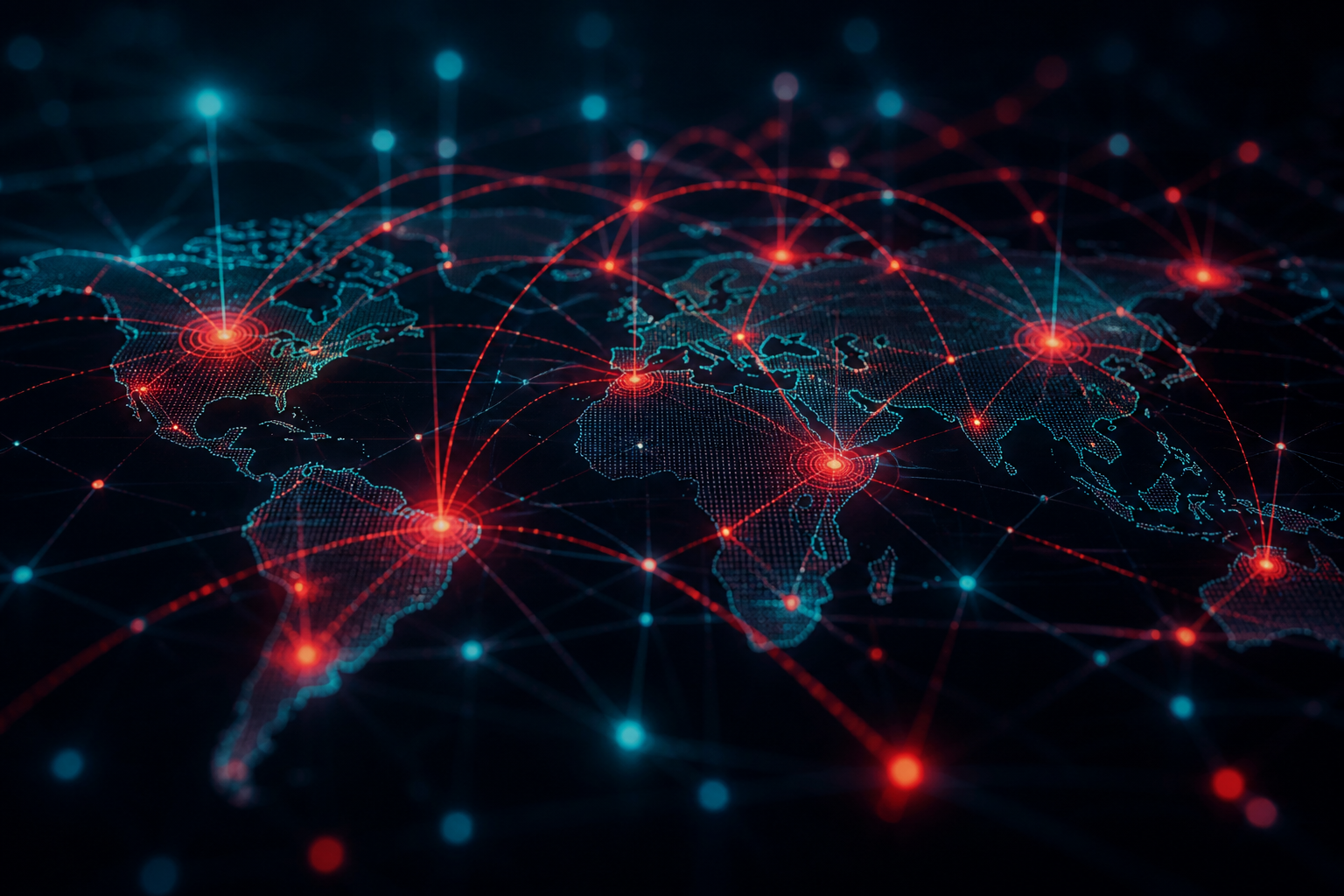 Network port scan visualization with suspicious IP activity